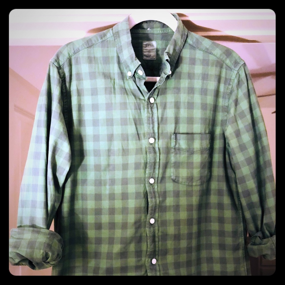 J. Crew Lightweight flannel button down